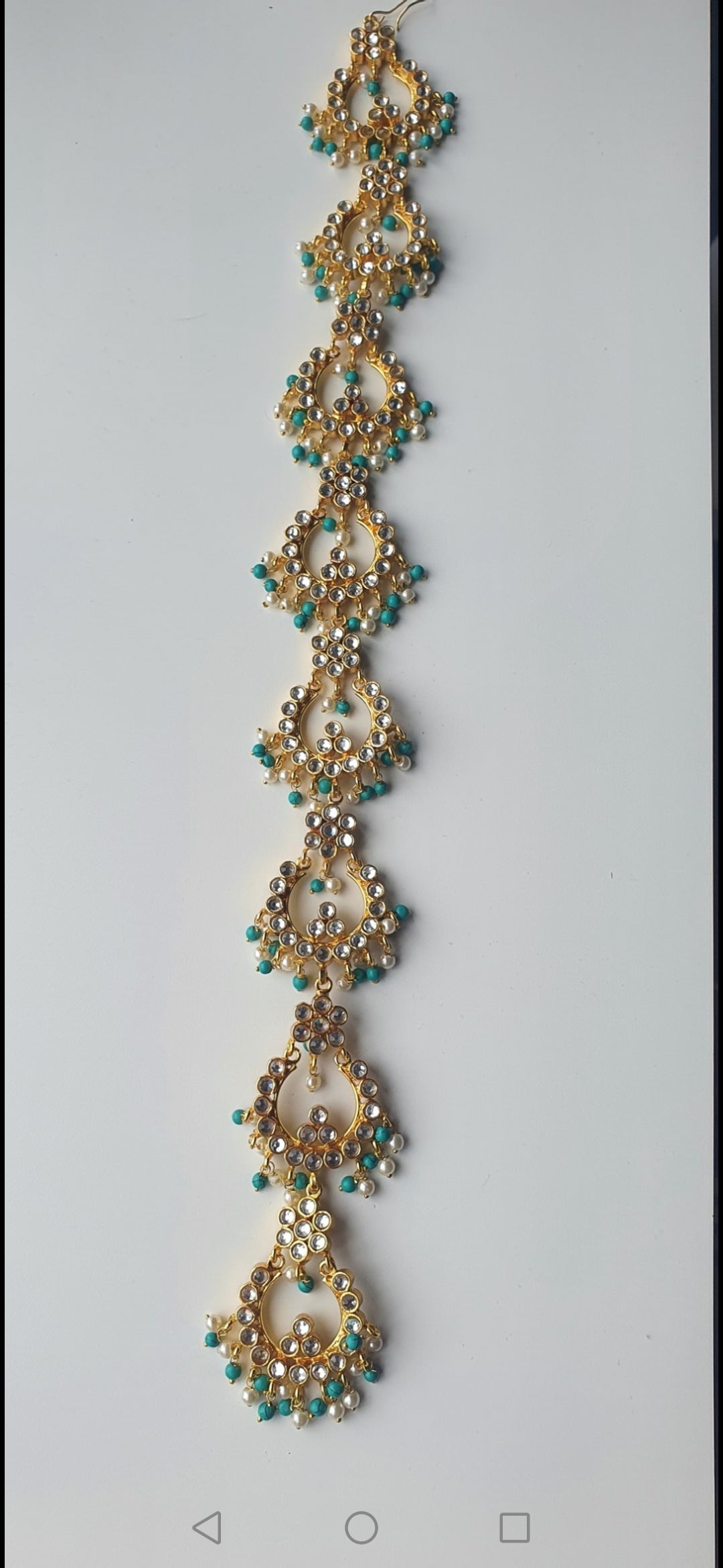 Long hair jewellery piece