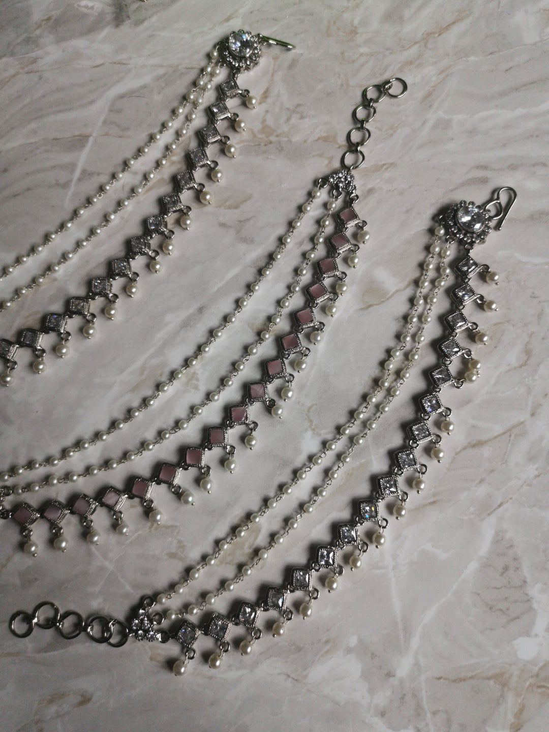 Pearl anklets
