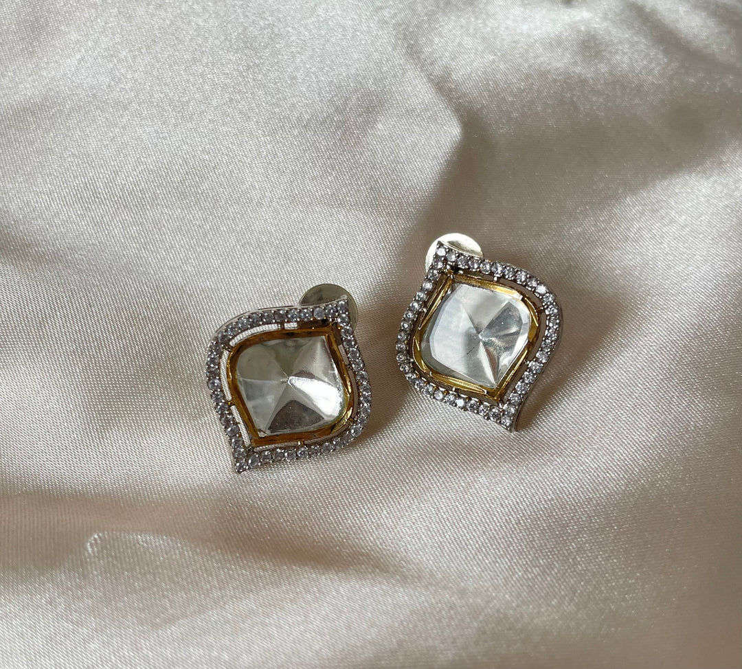 Gold silver studs