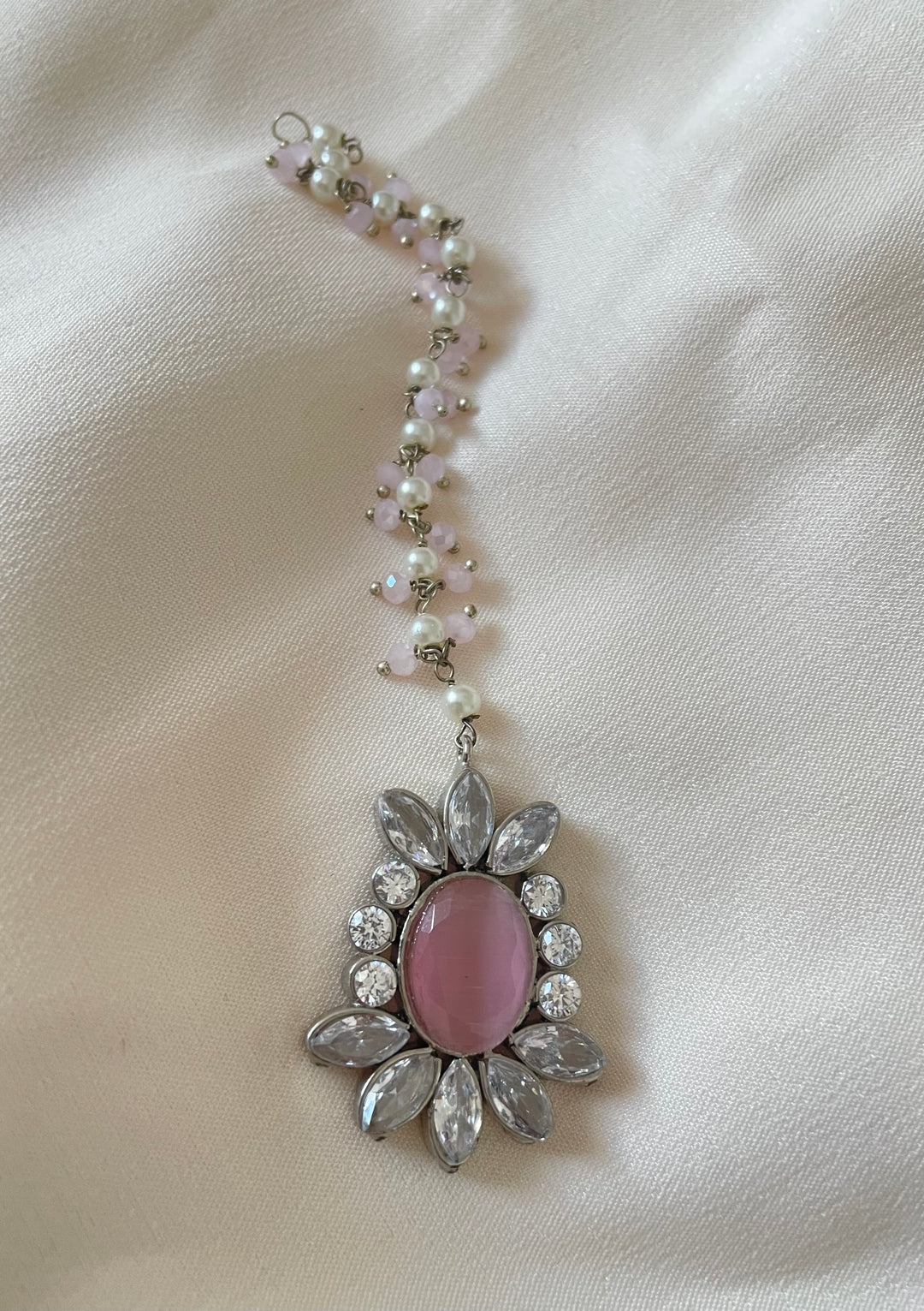 Silver & Pink tikka