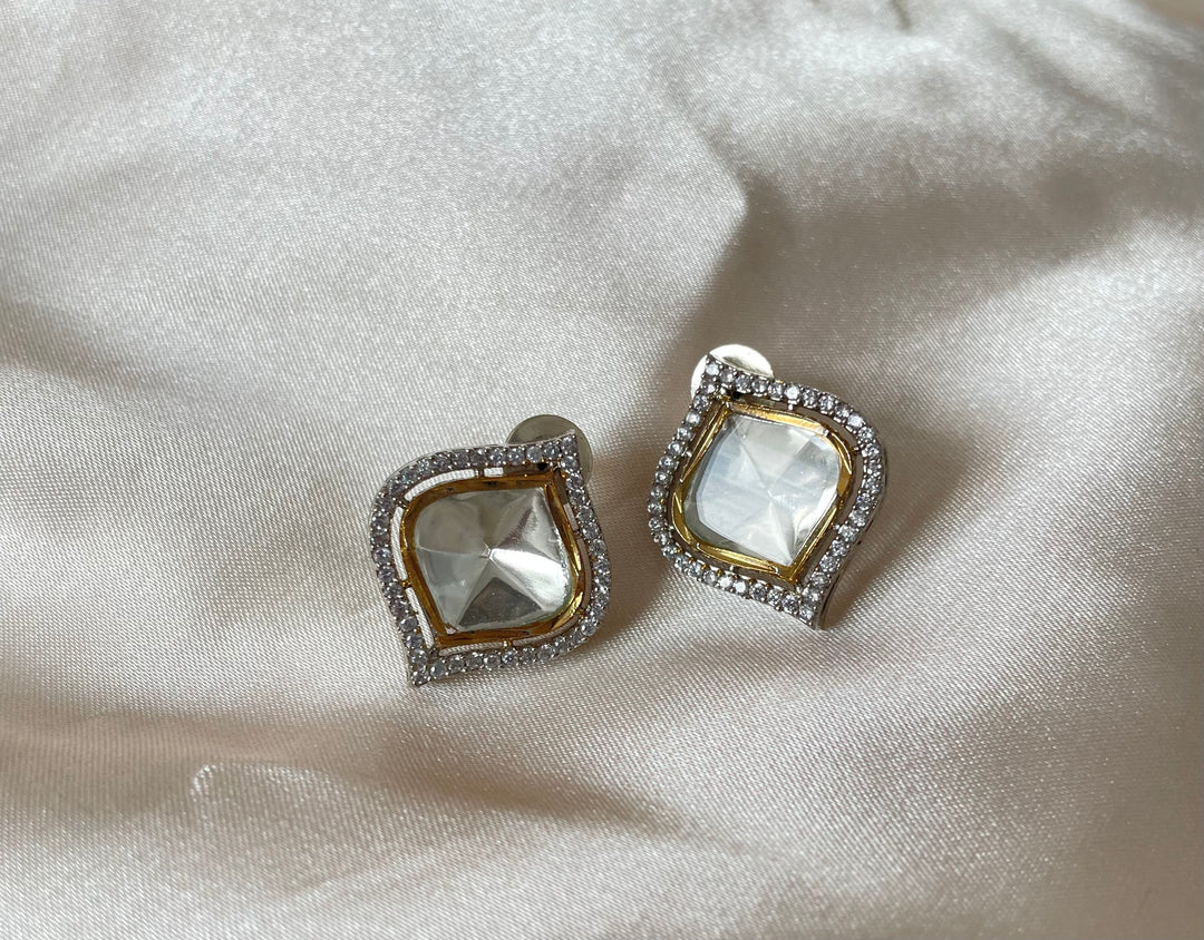 Gold silver studs