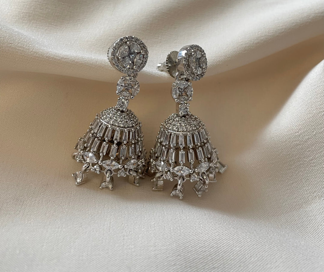 Silver earrings